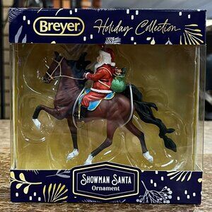 Breyer Holiday Christmas 2025 Santa Ornament - Showman